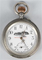 CHICAGO COLUMBIAN EXPOSITION SILVER POCKET WATCH