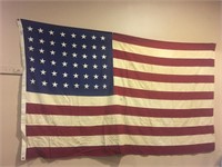 LARGE 48 STAR FLAG DEFIANCE 63X110 IN