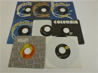 (8) 45 RPM Records - Elvis & The Beatles
