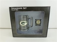 Green Bay Packers Collectible Drinkware Set