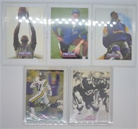 5 pcs. 1991 & 92 Certified Pro Line Signed Cards