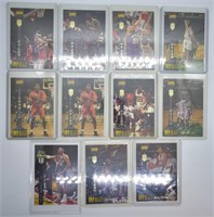 11pcs Basketball signed cards