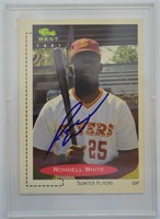 1991 Rondell While autograph classic