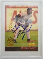 1991 Cliff Floyd autograph