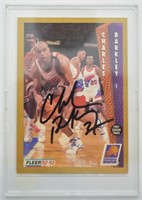 1992 Fleer Charles Barkley autograph card