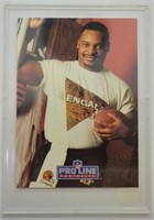 1991 Ickey Woods Autograph card