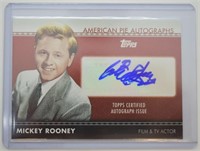 2011 Topps Mickey Rooney autograph