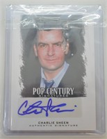 Charlie Sheen Pop sentury Autograph