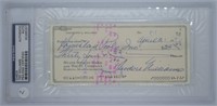 Ted Williams Autographed Check PSA/DNA