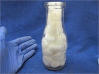 antique "johnson's dairy" pint milk bottle
