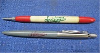 old "spriggs & johnson's" dairy pencil & pen