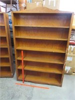 larger vintage pine bookshelf (4ft wide) 2of2
