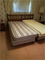Drexel king-size headboard and bed frame