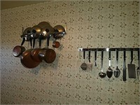 Set of Revere Ware pots and pans plus utensils