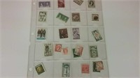 Sheet Of Various Stamps Churchill, Cyprus & More
