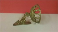 Vintage Brass Wall Candle Holder