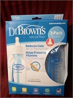 Dr. Brown's 3pk 8oz Natural Flow Bottle Set