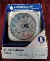 Sterling & Noble Quartz Alarm Clock