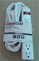Work Choice 6-Outlet Power Strip