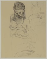 Pablo Picasso: Mother Holding Child