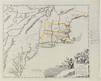 Early Map of New England: Robert Morden