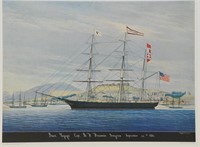 Bark Ship Voyager after Raffaele Corsini