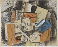 Georges Braque:  Still Life with pipe