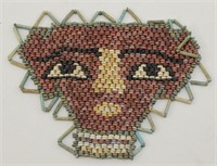 Ancient Egyptian Mummy Bead Face Mask