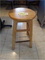 Wood 24" tall stool