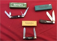 3 Remington knives
