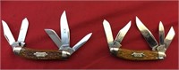 2 Case sowbelly knifes