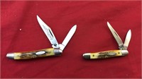 2 Case pocket knives