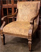 Furniture French Louis XVI Rococo Style Armchair