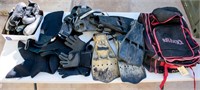 Lot Diving Scuba Shoes Fins Gloves Headcovers
