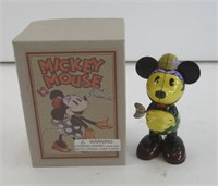 New in Box Metal Wind-Up Minnie Mouse Works