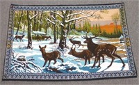 Large Vintage Wall Tapestry - Wildlife