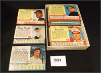 1961 POST CEREAL CUT-OUT BASEBALL CARDS