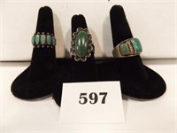 TURQUOISE RINGS (3)