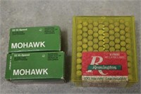 (2) Boxes of Remington Mohawk 22-Hi Speed Ammo &