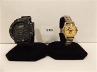 WRIST WATCHES (2) INCLUDING MICKEY MOUSE WATCH