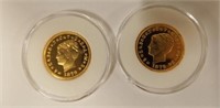 REPLICA GOLDEN 1879 $4 COINS