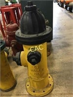 Yellow & Black Fire Hydrant