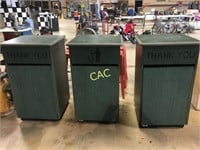 3pc Trash Cans