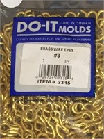 Do-it 1/lb. - #3 Brass eyes