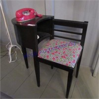 Telephone chair w/phone