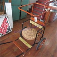 Rickshaw cart w/hat