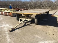 Four Wheel Flatbed Trailer 8 Foot Wide By 20 Foot