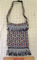 GREAT VINTAGE HAND BEADED PURSE