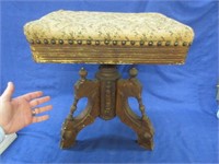 old victorian walnut organ stool (circa 1880's)