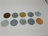 (10) 3 Inch Novelty Coins / Paper Weights